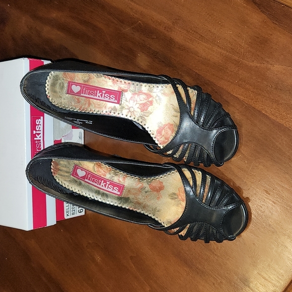 First Kiss Shoes - First Kiss Wedge High Heel- 6.5